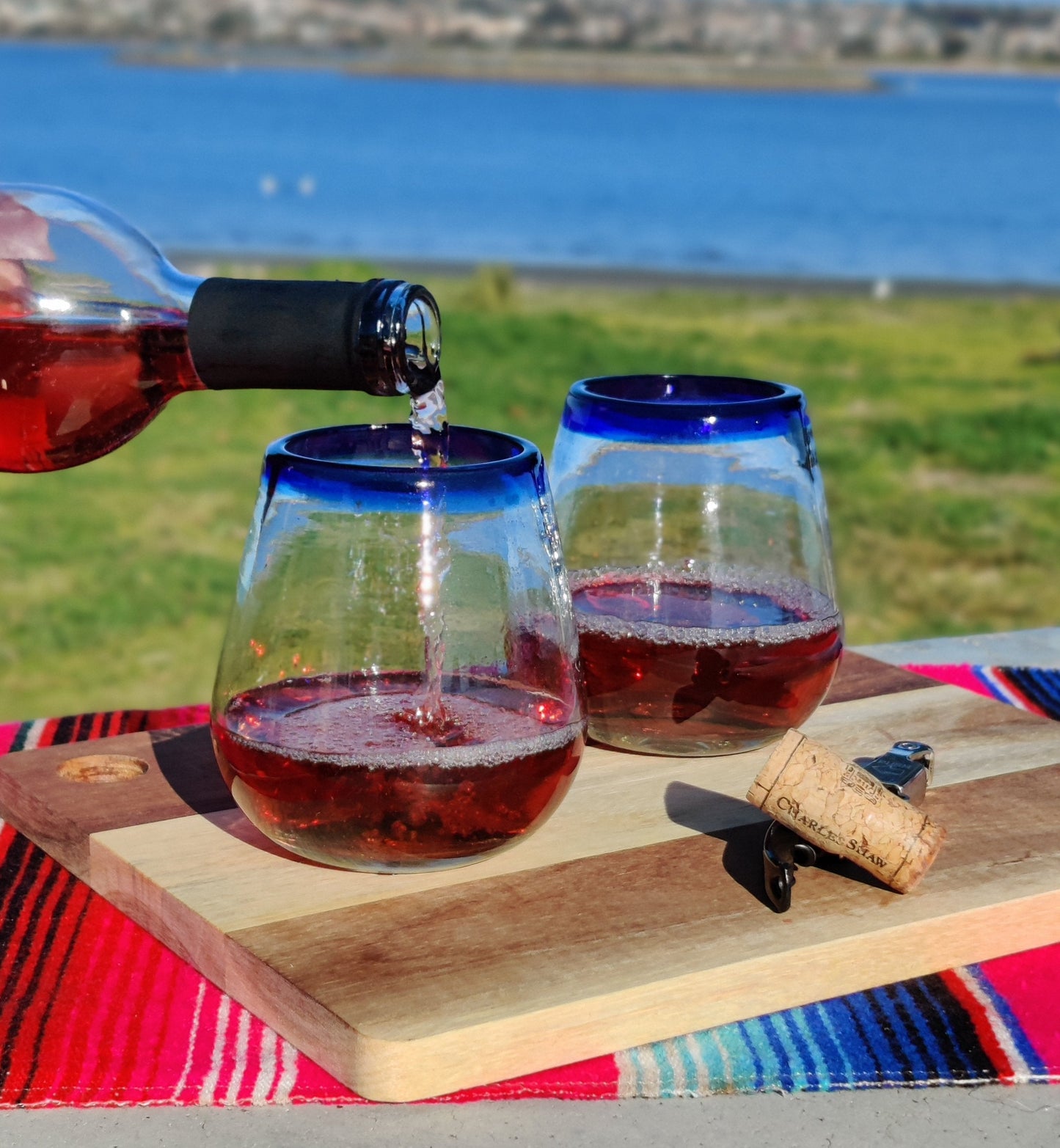 Stemless Wine Glasses - Set of 6