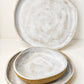 OCEAN SAND PLATES SET. Large, medium & small.