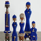 Tanzanite Beaded African Namji Doll