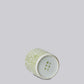 Tiny Green and White Porcelain Country Peony Cachepot