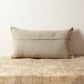 Suzani Embroidered Multicolor Lumbar Throw Pillow - 26" X 14"
