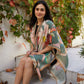 Conspicuous Floral Kimono - Sage Green