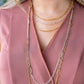 Silver Delicate Long Layering Necklace