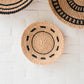 Natural + Black Wall Baskets, Small