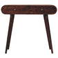 Solid Wood California Walnut Curved Edge Console Table