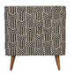 Solid Wood Edessa Bone Inlay Cabinet