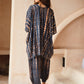 Angela Short Kimono Duster in Deep Sea Blue