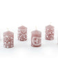 Henna Brown Painted Candles
