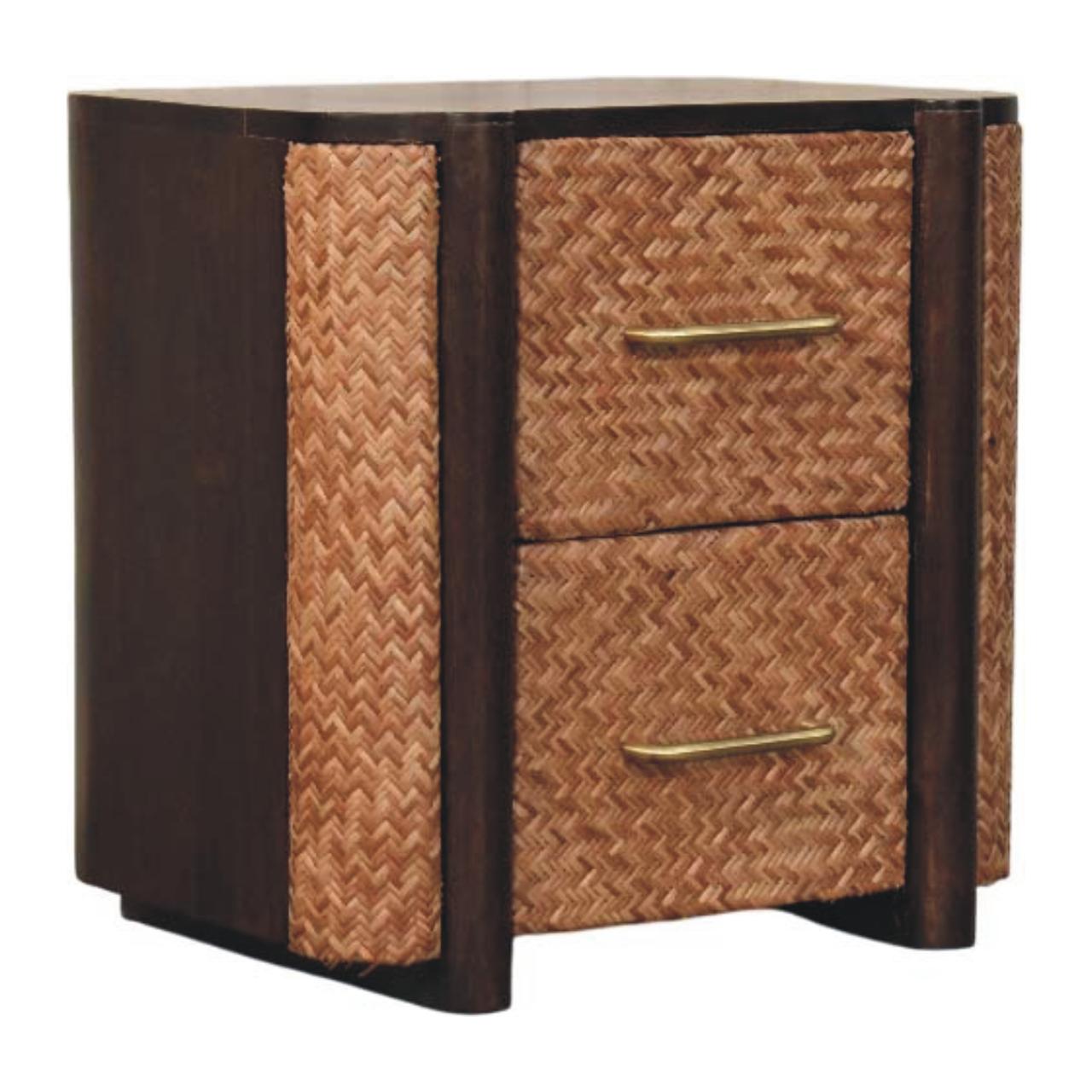 Solid Wood Havana Canefront Drawers