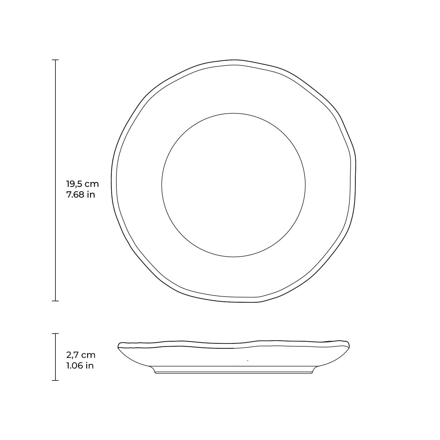 Dessert Plate Set of 6