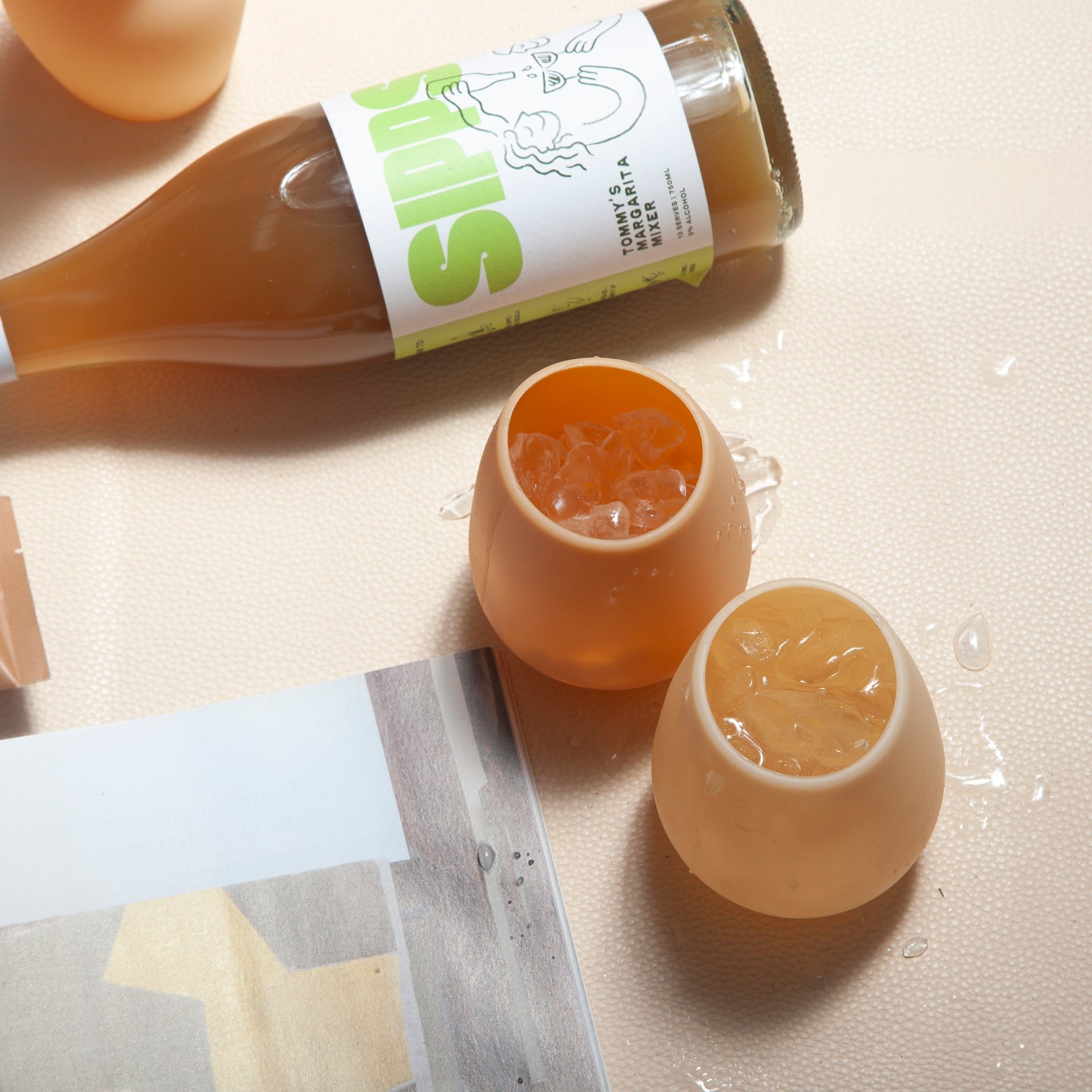 wheat + oat | fegg | silicone unbreakable glasses