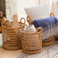 Open Weave Baskets with Handle, set of 3 - Storage Baskets | LIKHÂ