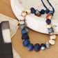 Mihika Silk Beaded Necklace Modern Artisanal— Indigold