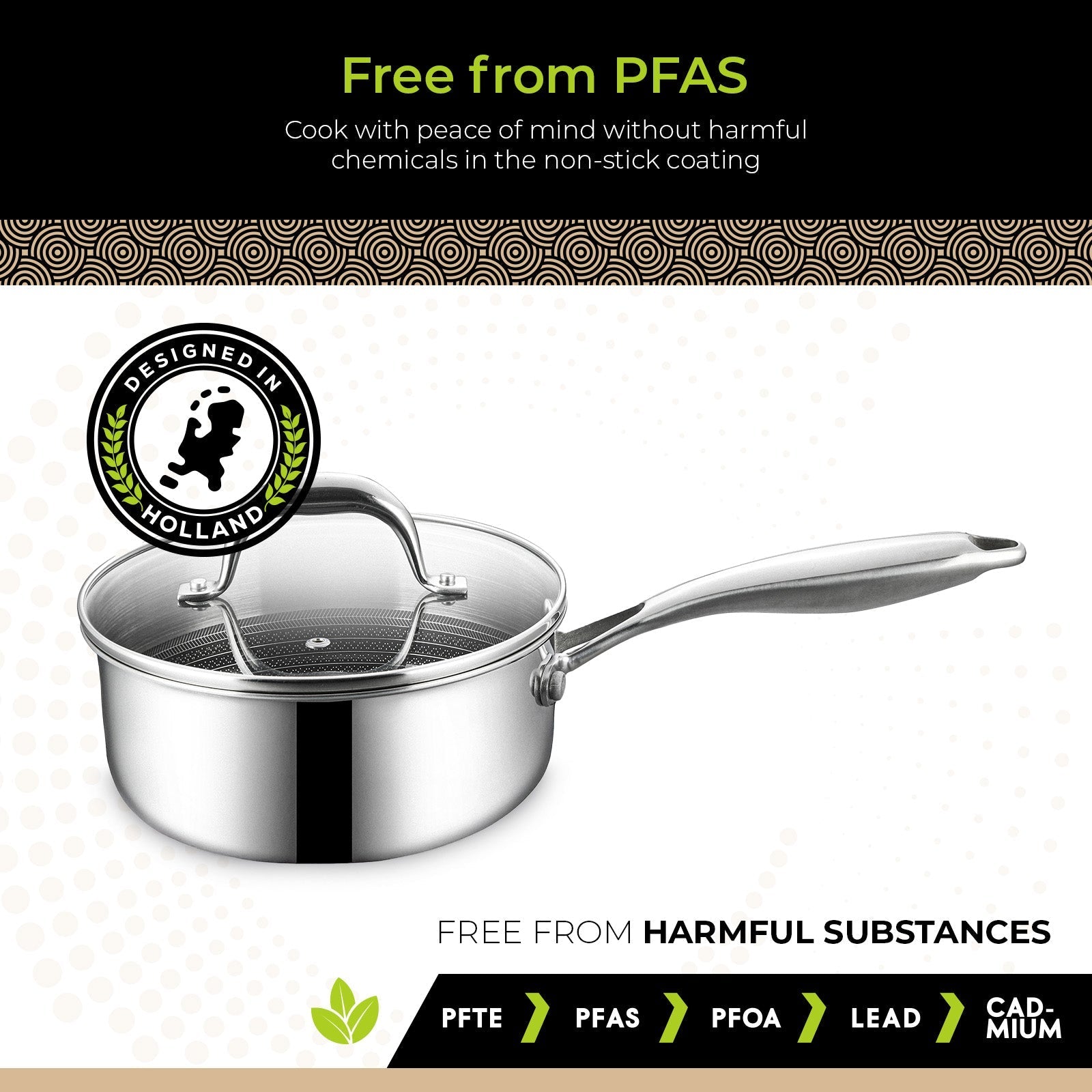 BE | LIVING CIRCLAD Series Sauce Pans with Lid