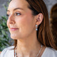 Gray Keshi Pearl Drop Earrings