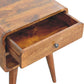 Solid Wood Avora Chestnut Nightstand