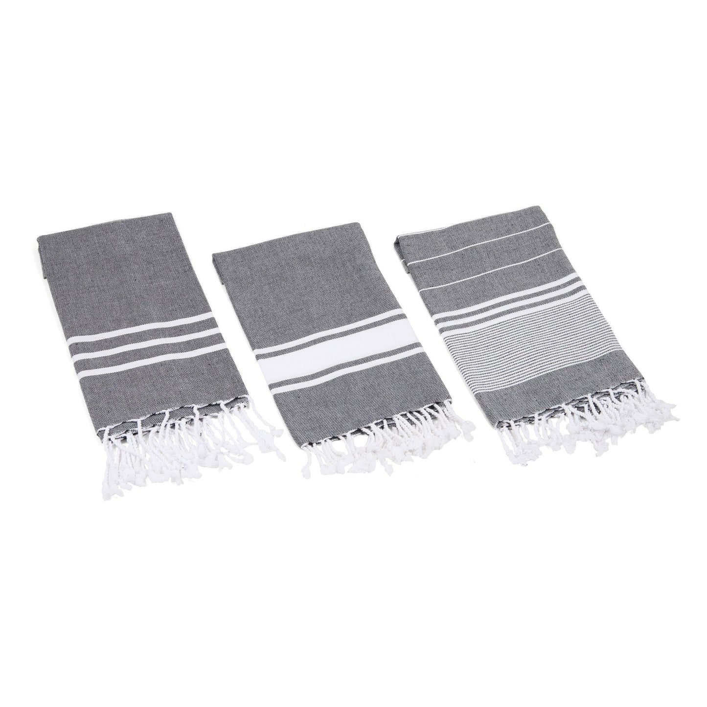 Essential Turkish Hand / Kitchen Towel Set of 3