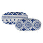 Shallow Organic Oval Platter Small Set of 4