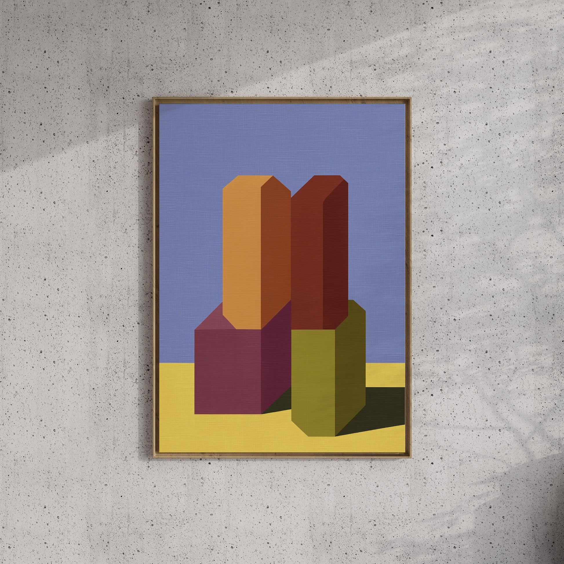 Form and Structure No. 09 — Geometric Abstract Art Print