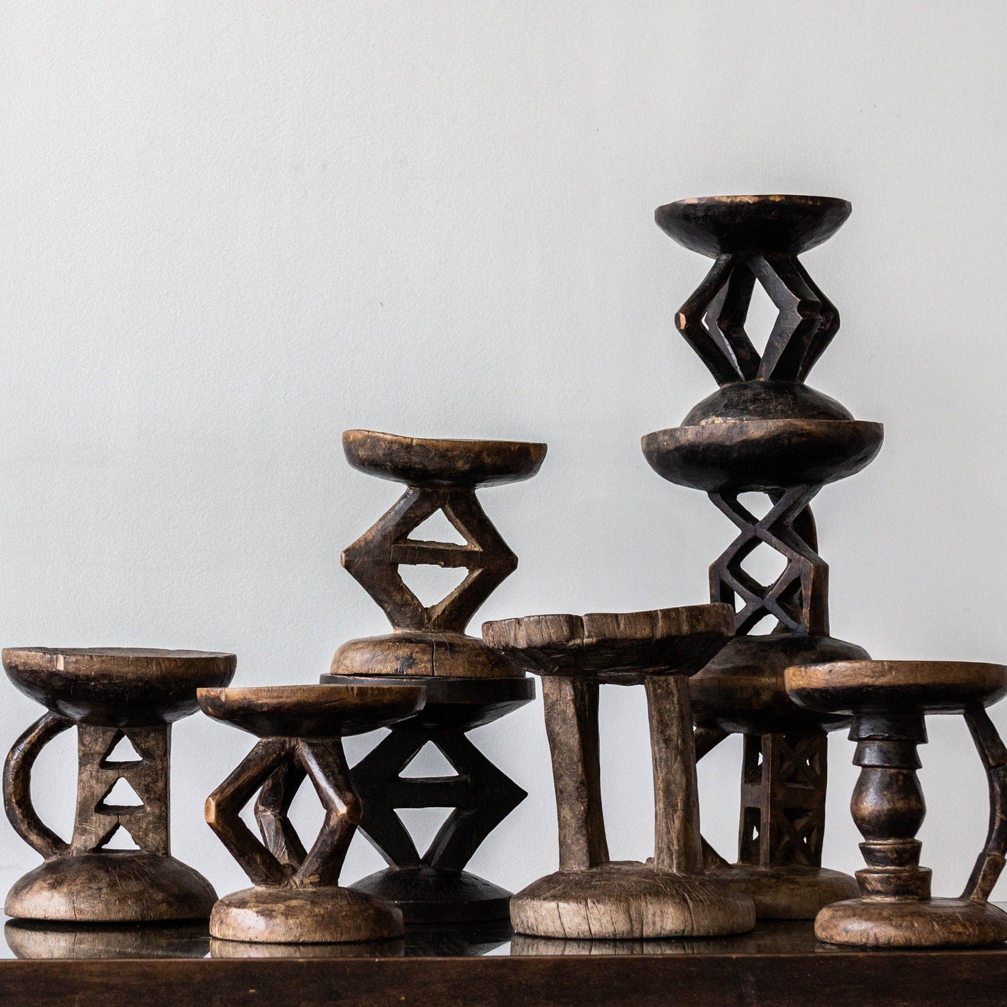 Tonga Stool African Artifact Wood