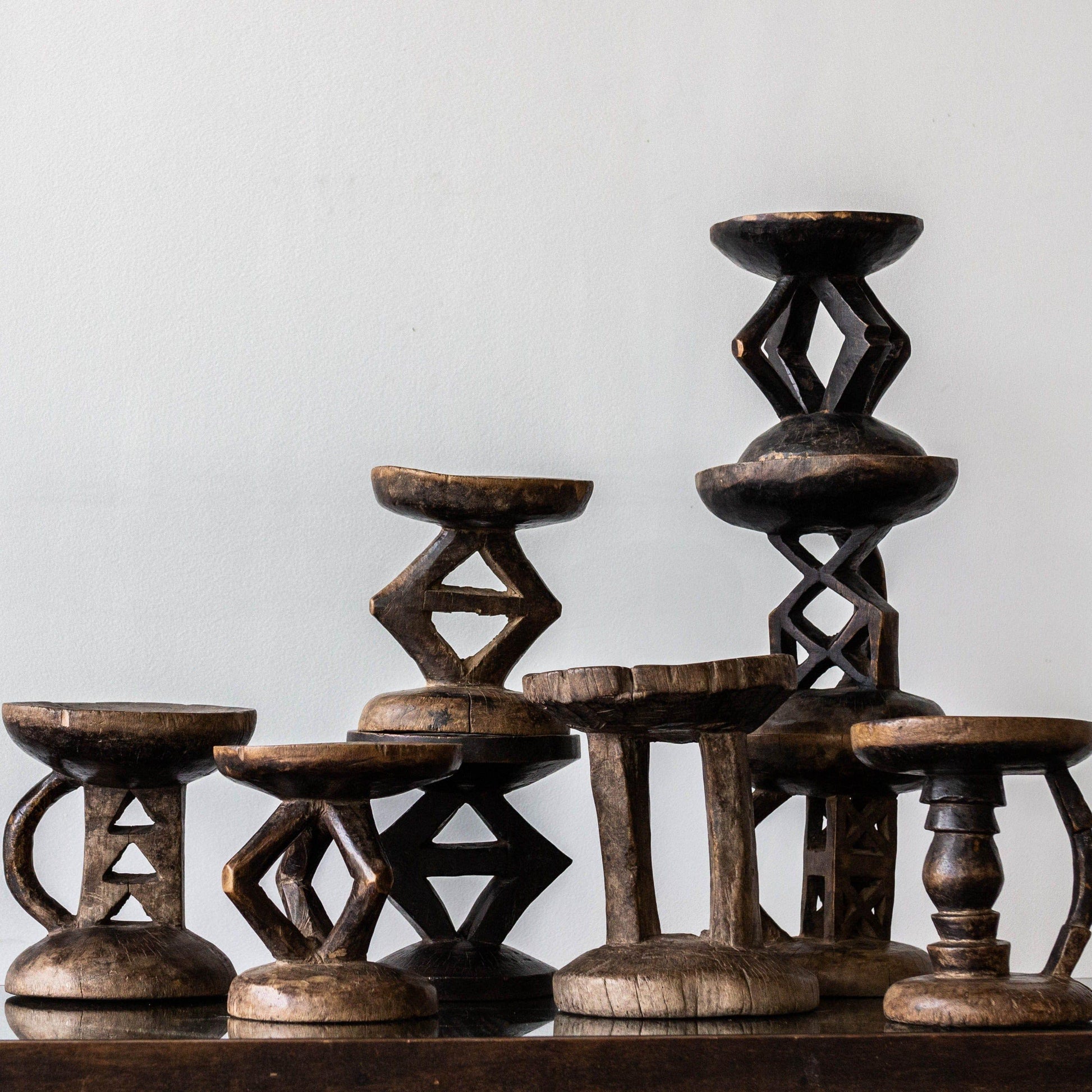 Tonga Stool African Artifact Wood