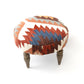 Tribal Kilim Pattern Footstool | 24x16.5" | Jute Fabric