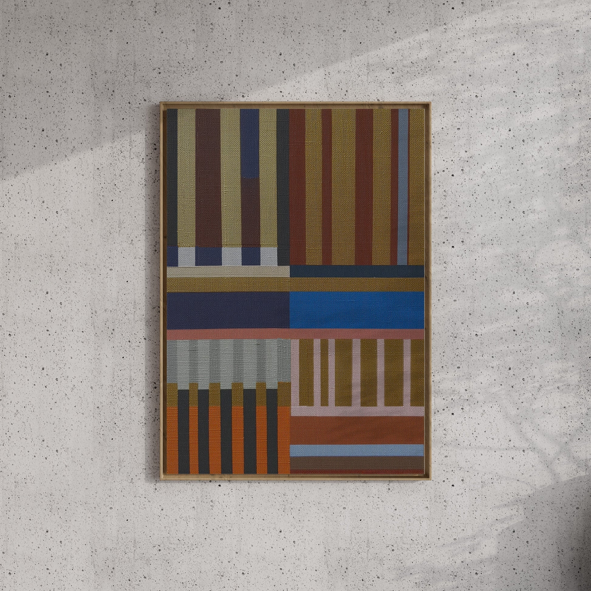 Woven Perspectives No. 03 — Geometric Abstract Art Print