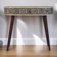 Solid Wood Honey Caramel Edessa Bone Inlay Console Table