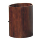 Solid Wood Winewood Round Side Cabinet