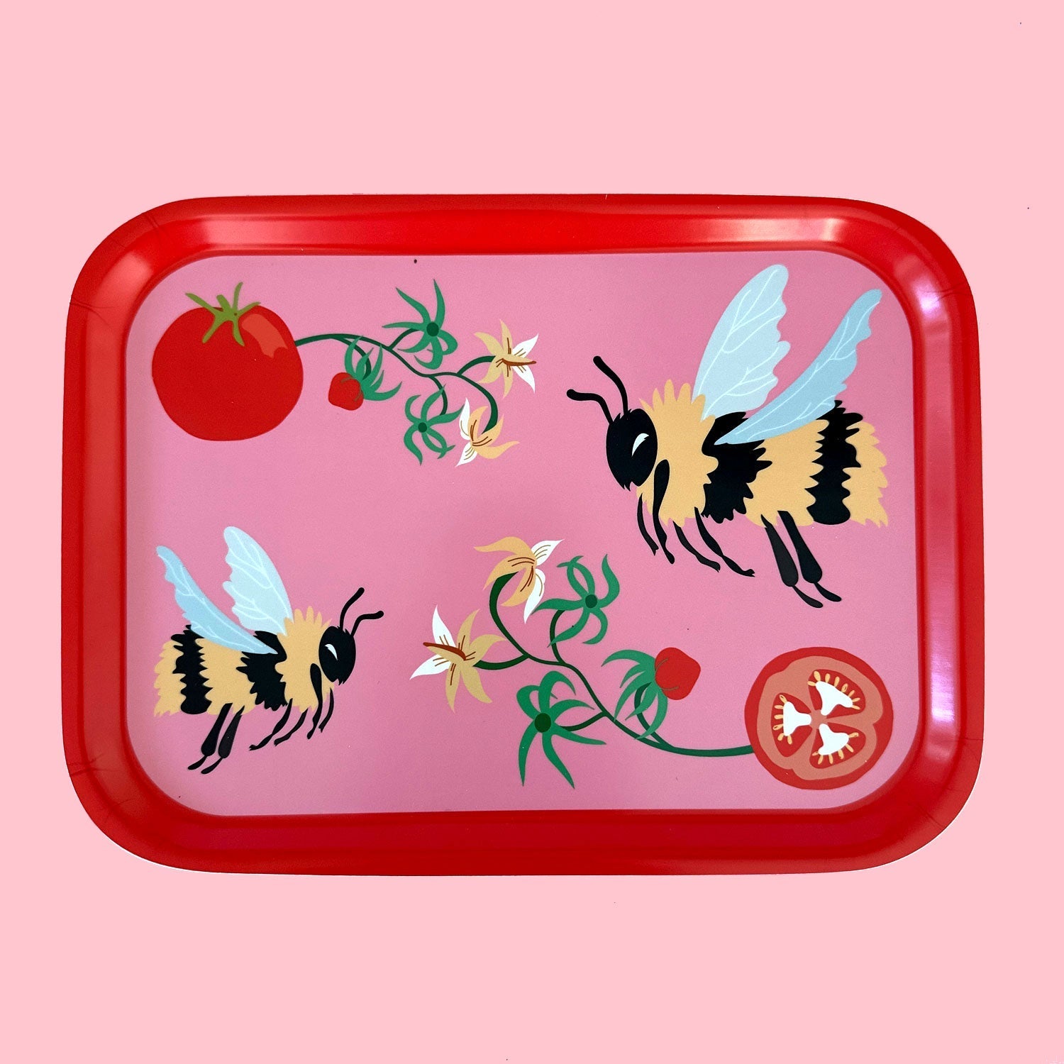 Tomatoes and Bumblebess Tray