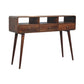 Solid Wood Three Drawer Console Table
