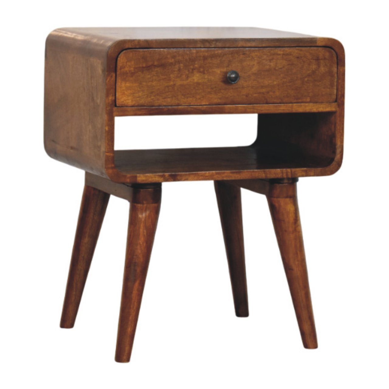 Solid Wood Avora Chestnut Nightstand