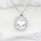 Infinite Glow Platinum Zircon Necklace