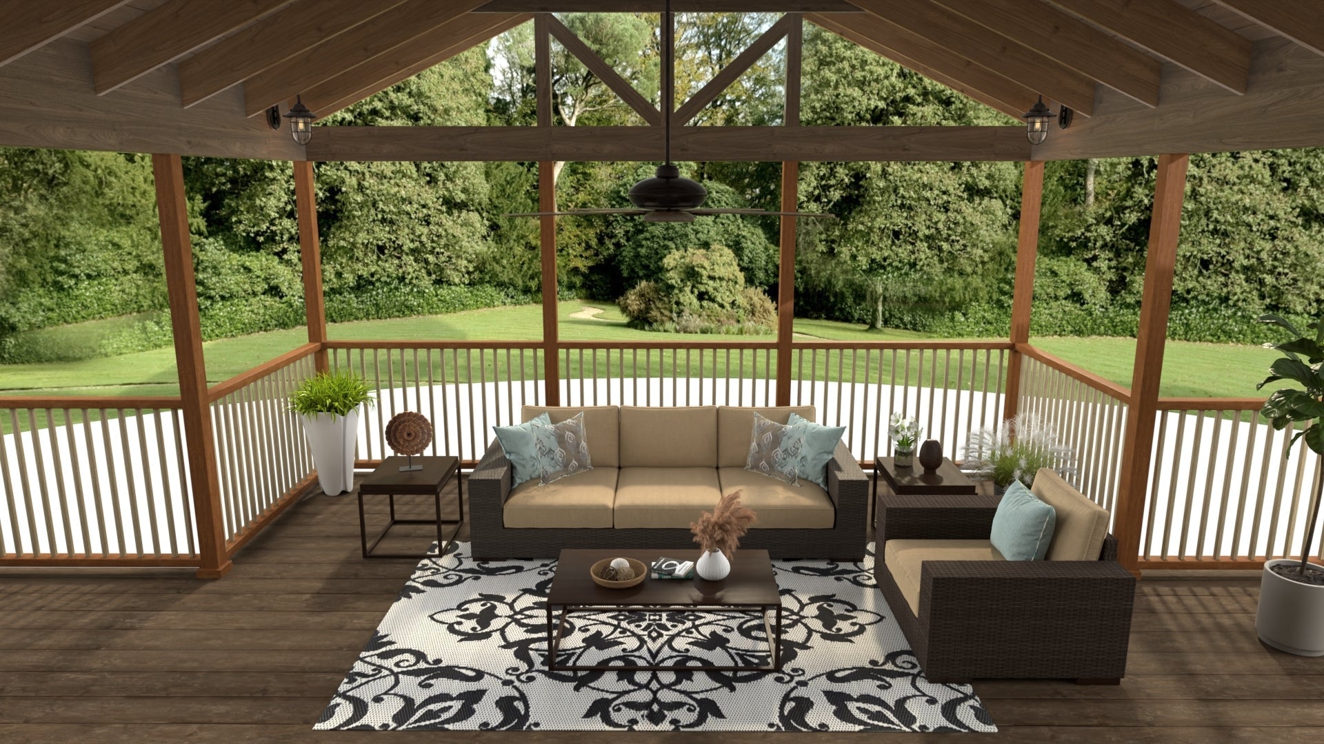 New Wrought Iron Black & White