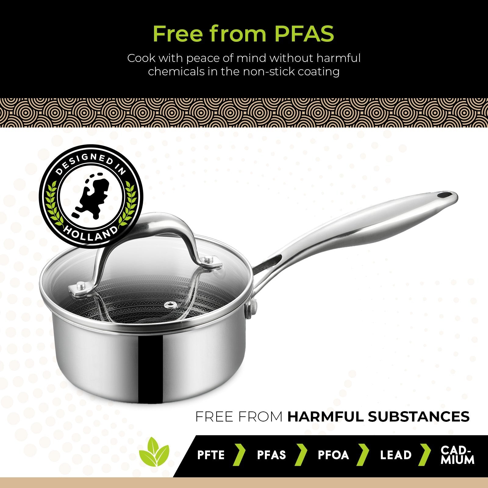 BE | LIVING CIRCLAD Series Sauce Pans with Lid