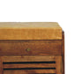 Solid Wood Bola Shoe Storage Bench
