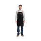 Waxed Canvas Work Apron with Leather Straps & Utility Pockets