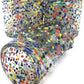 Confetti Rock Design Drinking Glasses - Set of 6