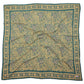 Large 39" Hand Dyed Batik Bandana, 100% Soft Cotton, Abstract Flowers