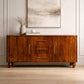 Solid Wood Chestnut Curve Sideboard