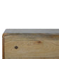 Curved Oak-ish Chest, 3-Drawers
