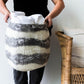 Ingobozi Woven Wool African Storage Basket