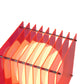 Lớp big square in electric pink acrylic