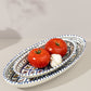 Ceramic Hand Painted Decorative Oval Plate | Terrata Collection