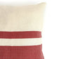 Woven Block Pillow Case - Natural with Copper