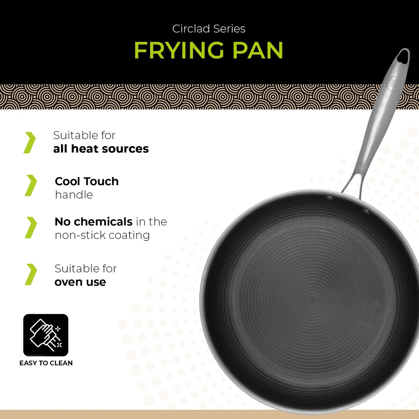 BE | LIVING CIRCLAD Series  Frying Pans