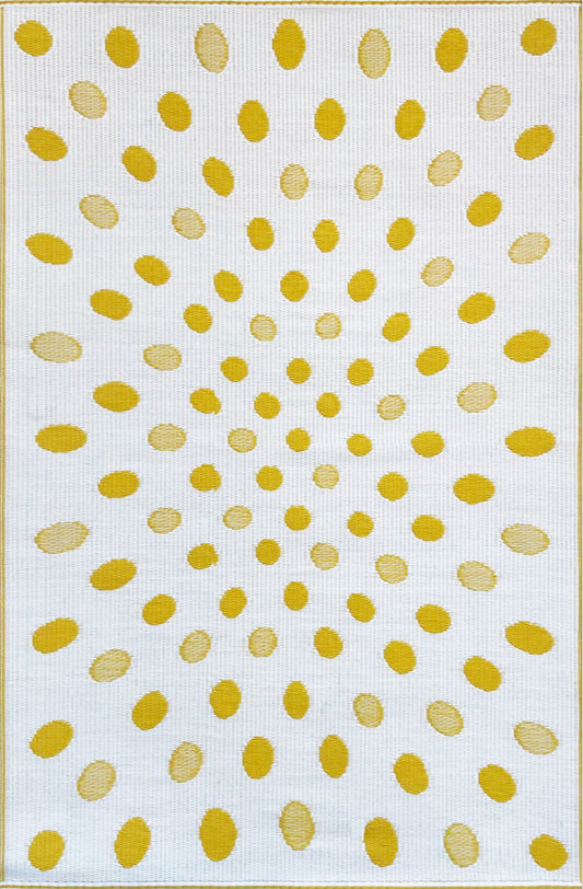 Crazy Dots Yellow & White