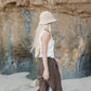 Summer Bucket Hat - Trimmed Natural