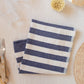 Indigo Stripe Hand Towel