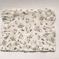Butterfly Glade | Timeless Floral Ruffle Zipper Pouch